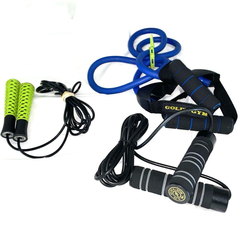 Exercise Lot - Jump Ropes and Resistance Tubes